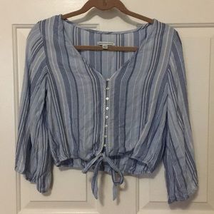Beachy American Eagle Crop Top
